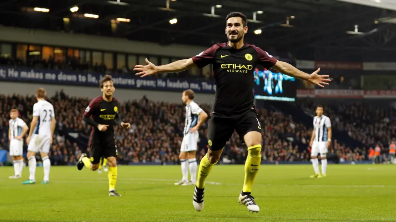 Ilkay Gündogan v dresu Manchesteru City