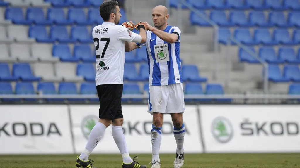Petr Johana (vpravo) a Miroslav Miller z Mladé Boleslavi