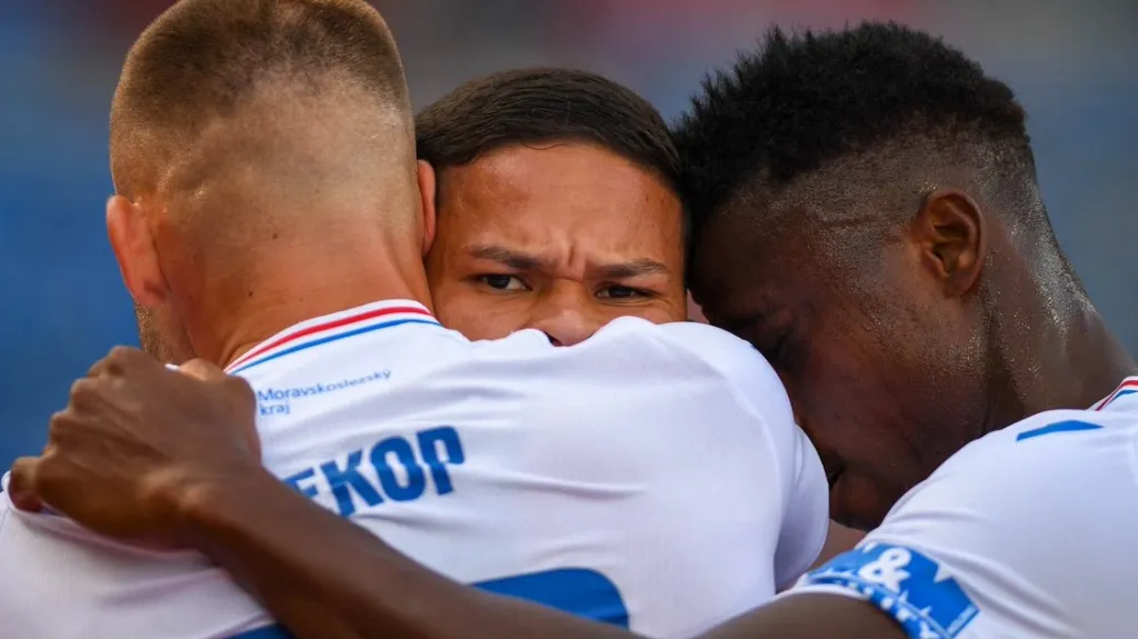 Radost hráčů Baníku Ostrava