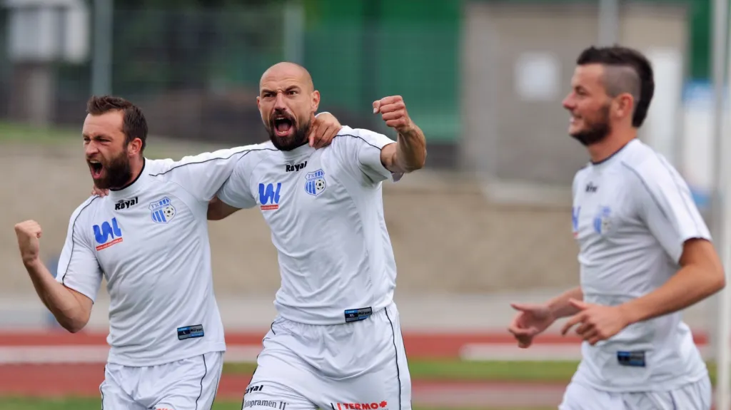 Radost fotbalistů Ústí nad Labem