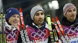 Stříbrný Moravec, zlatý Fourcade, bronzový Beatrix ze stíhačky biatlonistů
