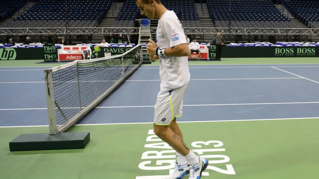 Lukáš Rosol v Bělehradě