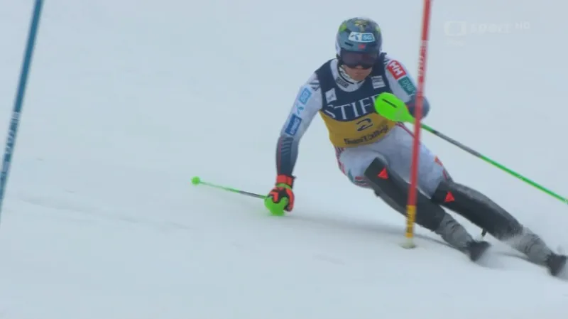 Dramatický závěr 2. kola slalomu mužů v Sun Valley