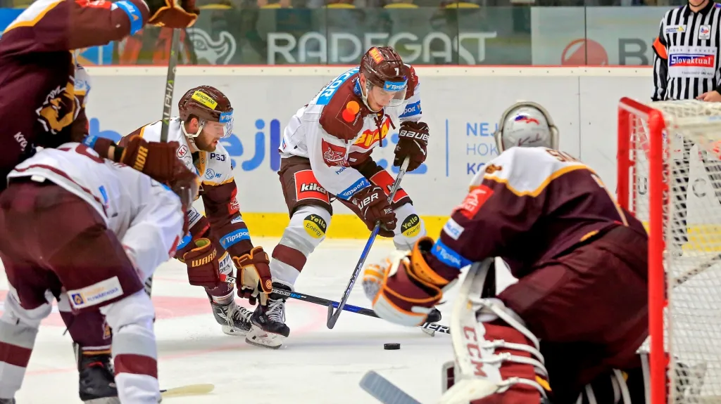 Utkání Jihlava - Sparta