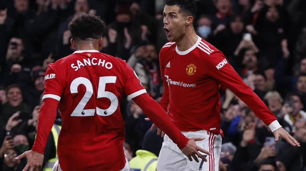 Cristiano Ronaldo slaví další gól