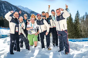 Biatlonová tým ČT sport na olympijských hrách