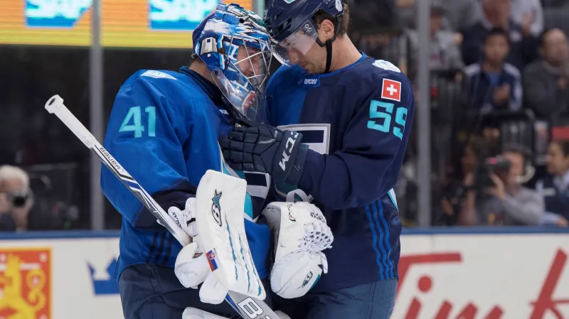 Opory Evropy: Jaroslav Halák a Roman Josi