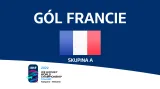 Gól v utkání Francie - Slovensko: Rech – 1:2 (27. min.)