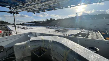 Studio ČT na MS v biatlonu