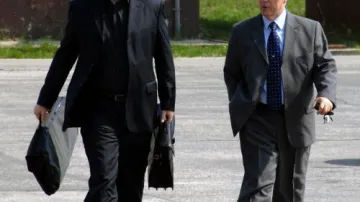 Jakub Wänke se svým advokátem