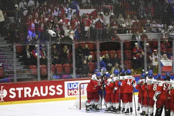 Radost českých hokejistů