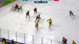 Gól v utkání Švédsko - Lotyšsko: Forsberg - 1:0 (27. min.)