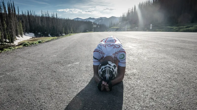 Některá stoupání byla pro Svatopluka Božáka během RAAMu obrovskou výzvou