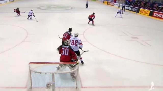 Gól v utkání Kanada – Švýcarsko: Andrighetto – 0:1 (19. min.)