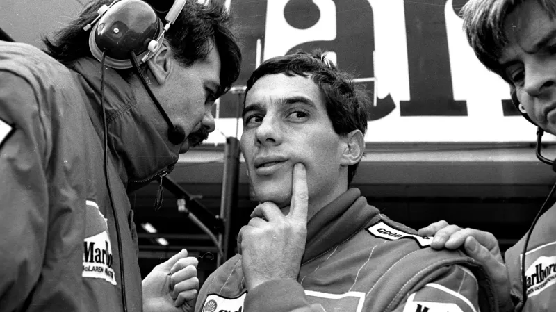 Ayrton Senna na vrcholu slávy v barvách McLarenu