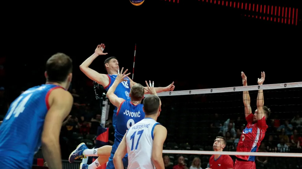 Utkání Srbsko - Česko