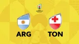 Záznam utkání Argentina - Tonga