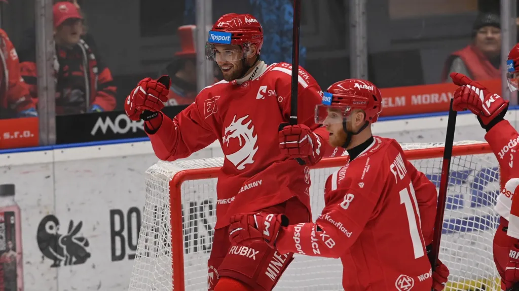 Daniel Kurovský se raduje z branky