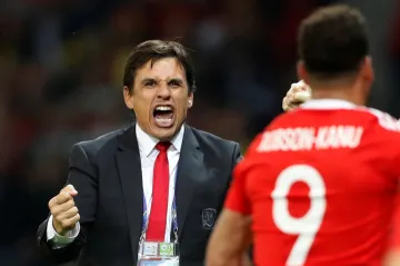 Velšský trenér Chris Coleman