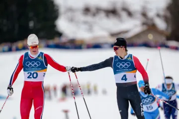 Jiří Tuž ve sprintu na olympijských hrách