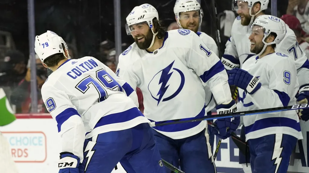 Radost hokejistů Tampy