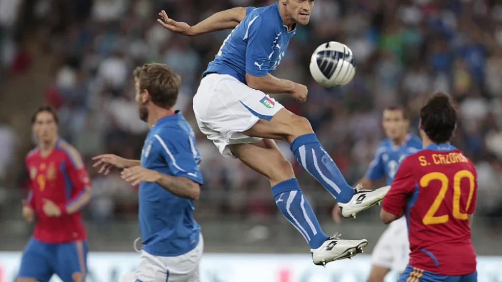 Utkání Itálie - Španělsko