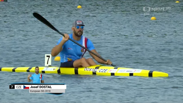 Rozjížďka Dostála K1 na 1000 metrů s ohlasem