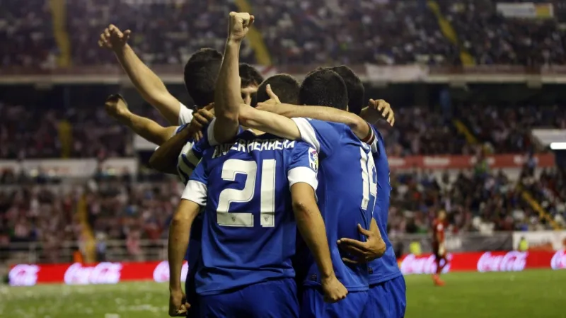 Radost fotbalistů Athleticu Bilbao