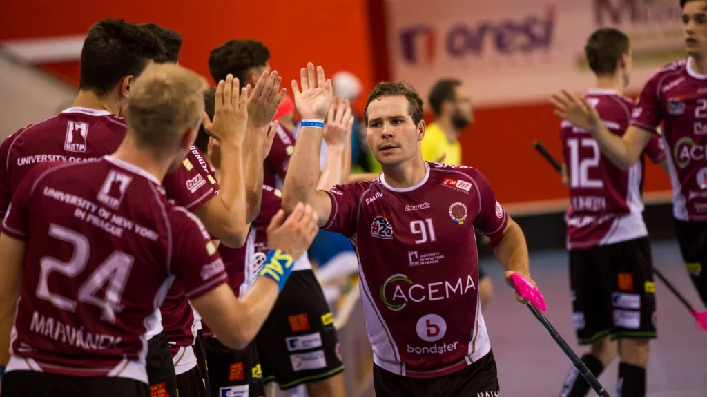 Radost florbalistů Sparty