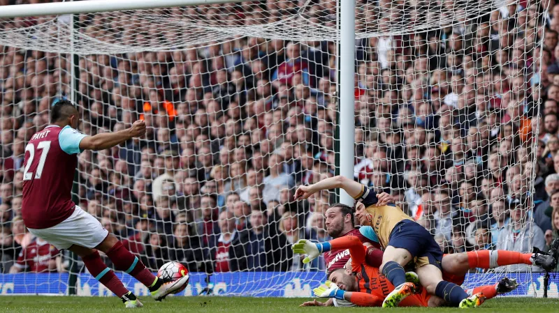 Utkání West Ham - Arsenal