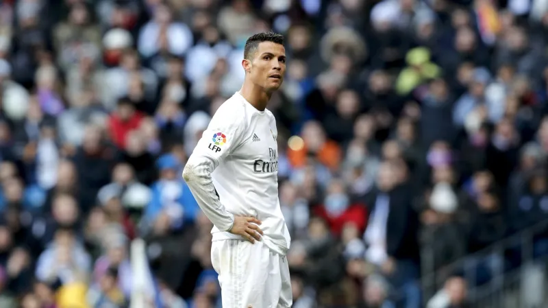 Zklamaný Cristiano Ronaldo