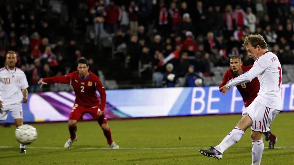 Utkání Dánsko - Česko