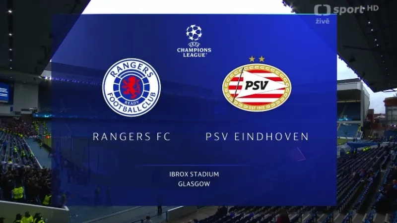 Sestřih utkání Glasgow Rangers - PSV Eindhoven