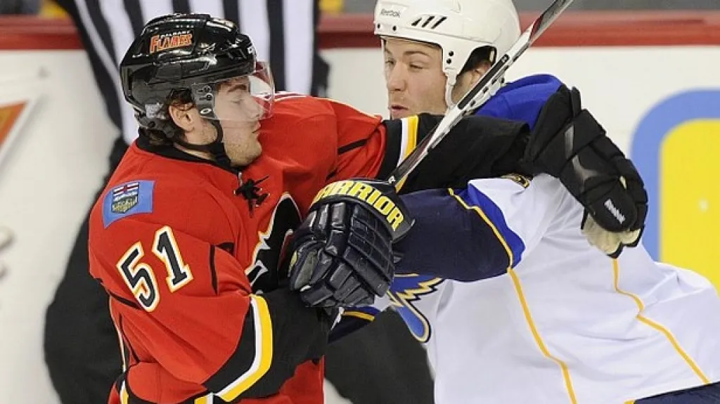 Roman Horák v dresu Calgary