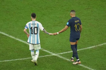 Lionel Messi a Kylian Mbappé