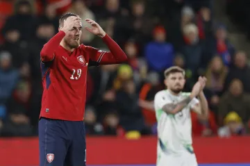 Tomáš Chorý v utkání proti Irsku