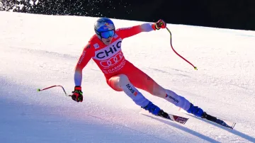 Jízda Marca Odermatta ve sjezdu v Ga-Pa