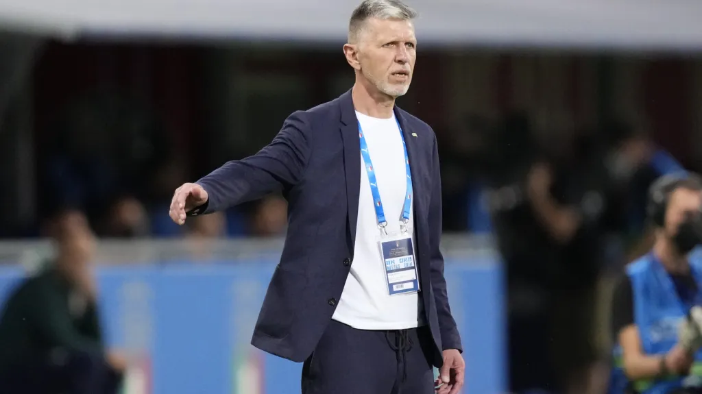 Trenér národního týmu Jaroslav Šilhavý