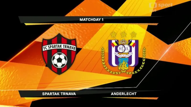 Sestřih utkání Trnava - Anderlecht