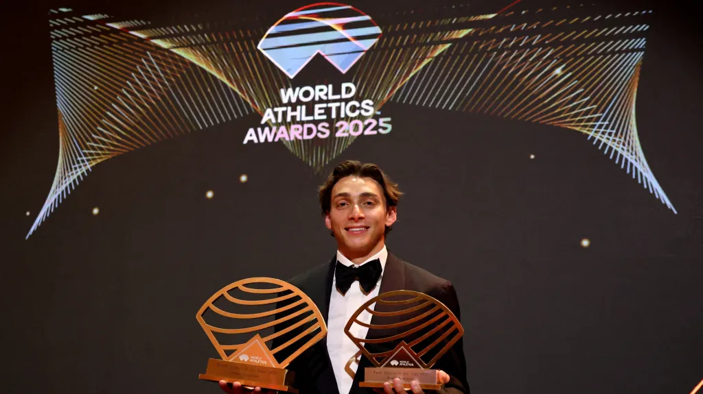 Armand Duplantis se stal nejlepším atletem světa