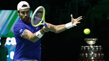 Záznam semifinále Davis Cupu Itálie – Belgie