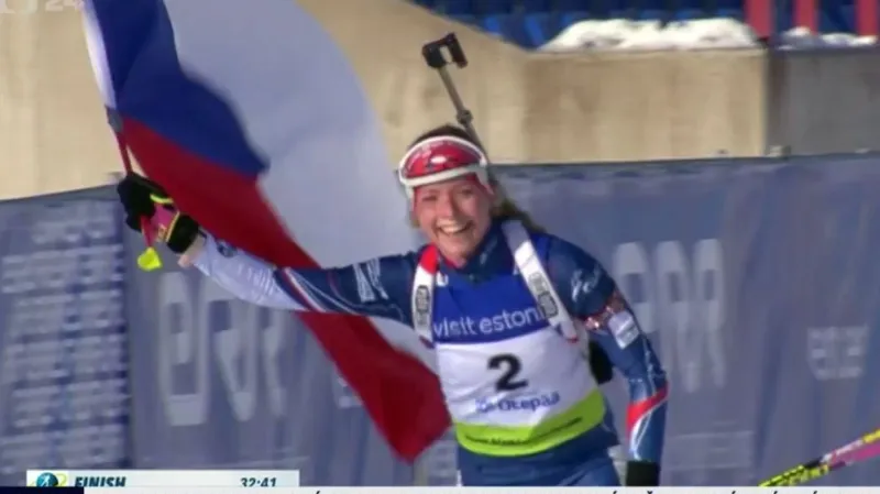 Davidová si ve stíhačce dojela pro titul juniorské mistryně světa