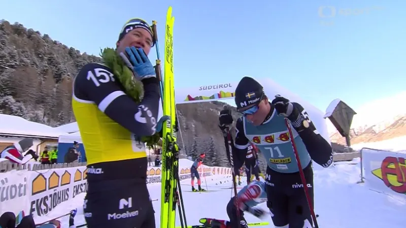 Dramatický finiš závodu mužů La Venosta Criterium