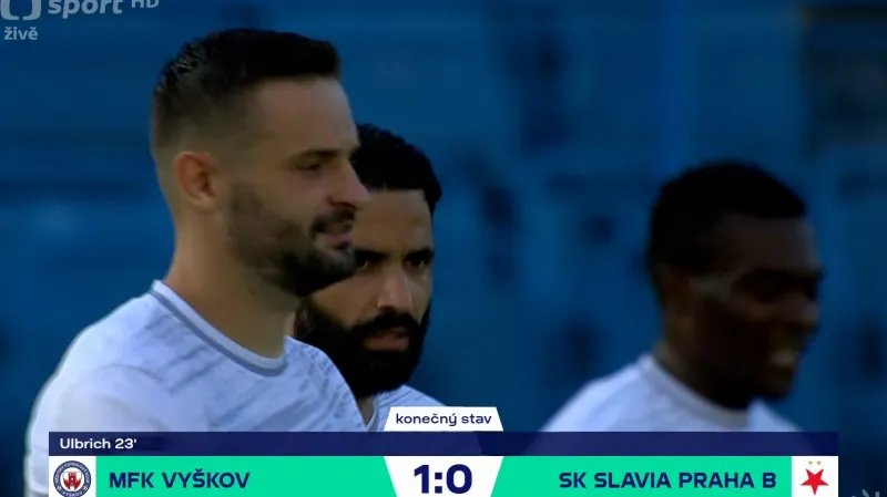 Sestřih utkání Vyškov – Slavia Praha B