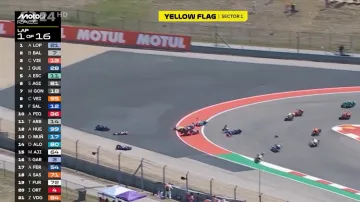 Velkou cenu Ameriky třídy Moto2 poznamenala kolize, Salač obsadil 21. místo