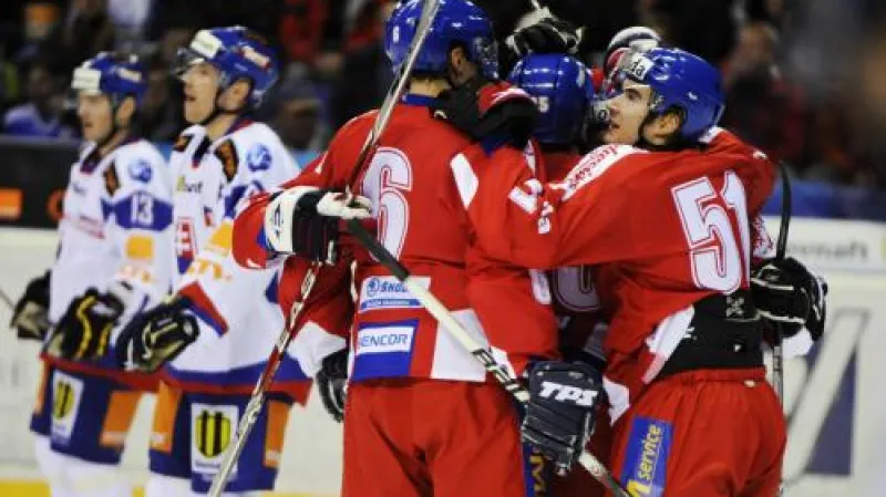 Radost českých hokejistů