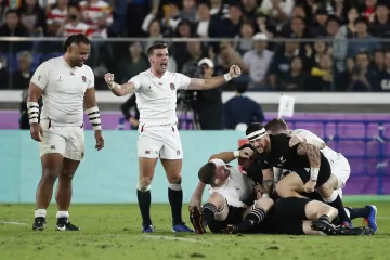 George Ford se raduje z vítězství nad Novým Zélandem