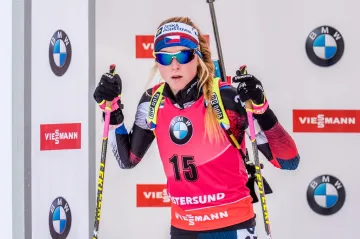 Markéta Davidová na startu vytrvalostního závodu