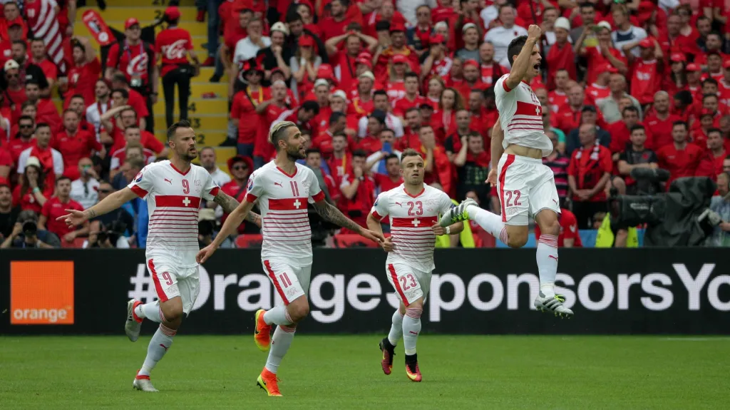Radost švýcarských hráčů