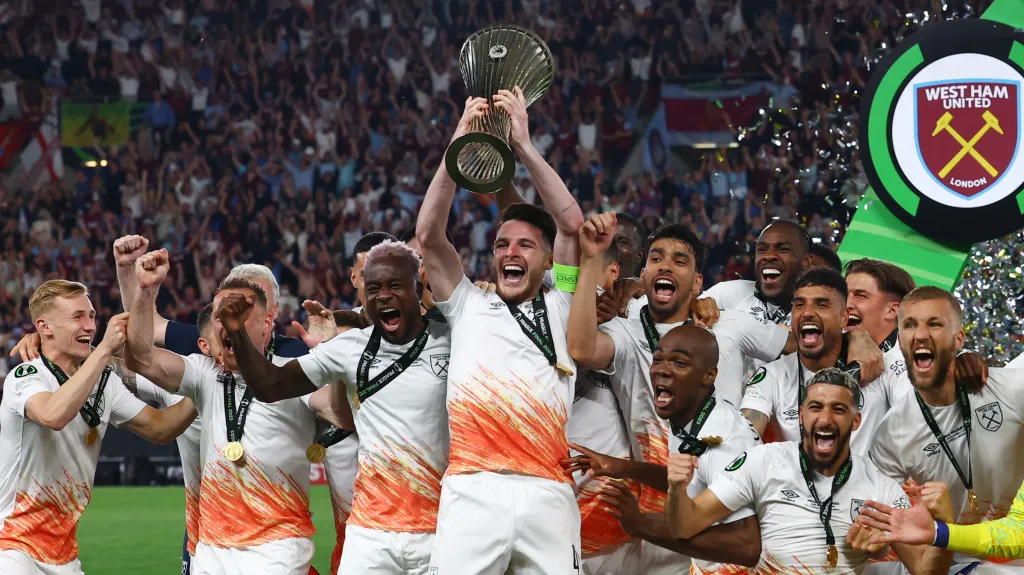 Radost hráčů West Hamu